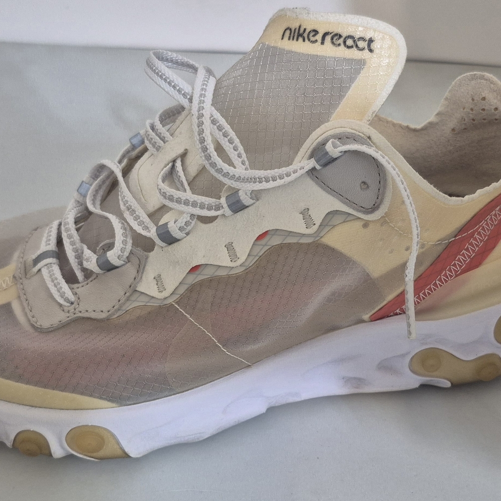 Nike React Element 55 Lightweight Runner - Cream/… - image 2